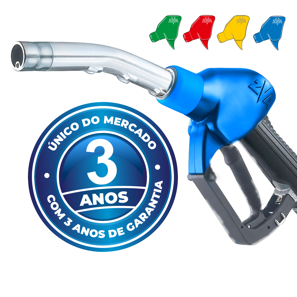 Bico Automotivo Automático 3/4pol - ZVA SL 2 ELAFLEX – Azul